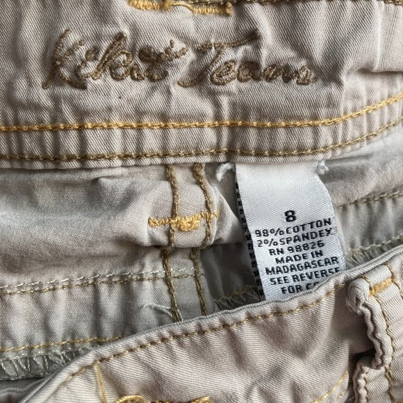 Kikit Pants Cropped Womens 8 Beige - Picture 6 of 9